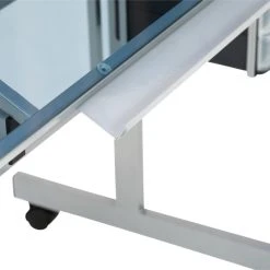 Studio Designs Vision Craft Station And Stool, Silver And Blue Glass -Boraam Industries Shop bd31c53603612c71 3160 w800 h800 b0 p0