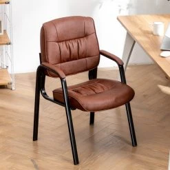 Btexpert Keith Leather Reception Chair, Black, Espresso 13 Btexpert Keith Leather Reception Chair, Black, Espresso -Boraam Industries Shop be41b116032b5807 5226 w800 h800 b0 p0