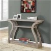 Monarch Accent Table Console Entryway Narrow Sofa Bedroom Laminate Brown