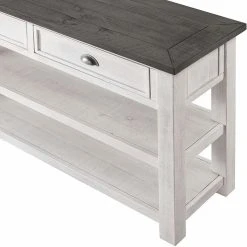 Martin Svensson Home Monterey Solid Wood Sofa Console Table, White, Gray 9 Martin Svensson Home Monterey Solid Wood Sofa Console Table, White, Gray -Boraam Industries Shop c02149460ce2bcd2 4821 w800 h800 b0 p0
