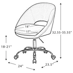 Karat Home Savas Task Chair, Fuchsia 19 Karat Home Savas Task Chair, Fuchsia -Boraam Industries Shop c0715ab000592341 0712 w800 h800 b1 p0
