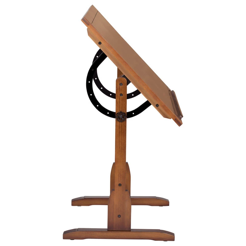 Studio Designs Vintage Drafting Table, Rustic Oak, Rustic Oak, 42" 10 Studio Designs Vintage Drafting Table, Rustic Oak, Rustic Oak, 42" - Image 8