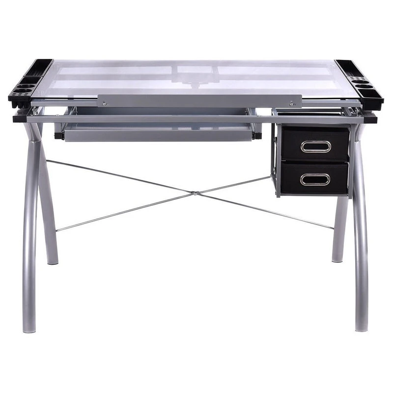Imtinanz Modern Style Adjustable Drawing Desk Drafting Table With Drawers 4 Imtinanz Modern Style Adjustable Drawing Desk Drafting Table With Drawers - Image 2