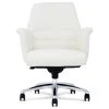 Zuri Furniture Geffen High Back Modern Adjustable Executive Chair White Top Grain Leather -Boraam Industries Shop c101226004af13ad 8166 w800 h800 b1 p0