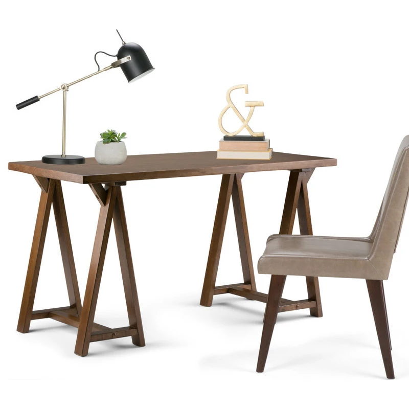Simpli Home Ltd. Sawhorse Writing Desk 4 Simpli Home Ltd. Sawhorse Writing Desk - Image 2