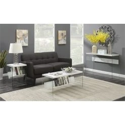 Convenience Concepts SoHo Console Table In Faux White Marble Wood Finish -Boraam Industries Shop c2d1eaf60c193342 3654 w800 h800 b0 p0