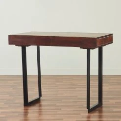 OakIdea Glide Office Desk, Walnut - With Storage -Boraam Industries Shop c2f1ca050092bee1 0270 w800 h800 b0 p0