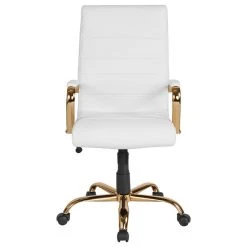 Flash Furniture High Back White Leather Executive Swivel Office Chair With Gold Frame And Arms 9 Flash Furniture High Back White Leather Executive Swivel Office Chair With Gold Frame And Arms -Boraam Industries Shop c32162b60c5db8e7 7842 w800 h800 b1 p0
