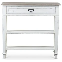 Baxton Studio Dauphine Traditional French Accent Console Table, 1-Drawer