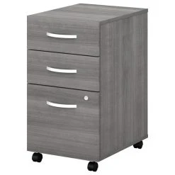 Home Square 2 Piece Wood Mobile Filing Cabinet Set In Platinum Gray -Boraam Industries Shop c3d14ce302593533 8126 w800 h800 b1 p0