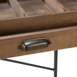 Tripar Interantional, Inc Glass Top Console Table With 1 Wooden Drawer -Boraam Industries Shop c4819ee90ecd406b 3298 w800 h800 b0 p0