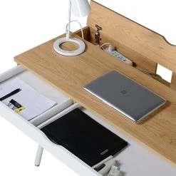 Rta Products- L Techni Mobili Workstation With Cord Management And Storage, Pine -Boraam Industries Shop c5f1577a0f18a96e 0489 w800 h800 b0 p0