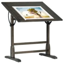Studio Designs Vintage Solid Wood Drawing, Drafting Table With 36"Tilting Top-Distressed Black 17 Studio Designs Vintage Solid Wood Drawing, Drafting Table With 36"Tilting Top-Distressed Black -Boraam Industries Shop c711e6d9010174b9 2091 w800 h800 b1 p0