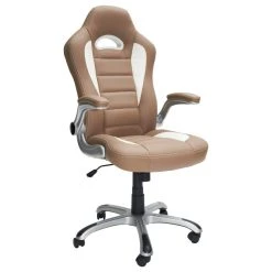 Rta Products- L Techni Mobili Sport Race Executive Chair, Camel