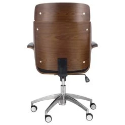 GDFStudio Byron Mid-Century Modern Swivel Office Chair, Black/Walnut/Silver 17 GDFStudio Byron Mid-Century Modern Swivel Office Chair, Black/Walnut/Silver -Boraam Industries Shop c7c113550f90974f 3779 w800 h800 b1 p0