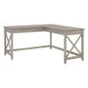 Bush Business Furniture Bush Furniture Key West 60W L Shaped Desk In Washed Gray - Engineered Wood -Boraam Industries Shop c811768d0f376d28 8912 w800 h800 b1 p0