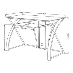 Furniture Of America E-Commerce By Enitial Lab Furniture Of America Kyran Contemporary Glass Top Computer Desk In Oak And Black 11 Furniture Of America E-Commerce By Enitial Lab Furniture Of America Kyran Contemporary Glass Top Computer Desk In Oak And Black -Boraam Industries Shop c8e18d310100e16a 9109 w800 h800 b1 p0