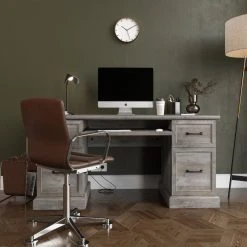 BELLEZE Rhudi 62" Executive Desk, Gray Wash 9 BELLEZE Rhudi 62" Executive Desk, Gray Wash -Boraam Industries Shop ca11ab6c01c42ebc 5335 w800 h800 b0 p0