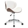Belleze Modern Adjustable Swivel Desk Chair, White -Boraam Industries Shop ca11e9960b64d253 4119 w800 h800 b1 p0