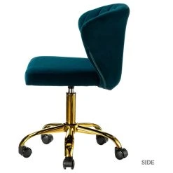 Karat Home Swivel Task Chair With Tufted Back, Teal 13 Karat Home Swivel Task Chair With Tufted Back, Teal -Boraam Industries Shop ca319a99005923a5 2213 w800 h800 b1 p0