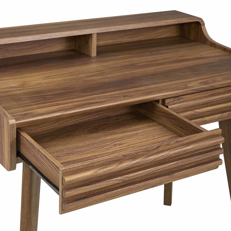Modway Render Writing Desk With Walnut Finish EEI-3342-WAL 6 Modway Render Writing Desk With Walnut Finish EEI-3342-WAL - Image 4