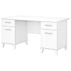 Bush Industries Somerset 60W Office Desk With Drawers, White -Boraam Industries Shop cc21a02a0f1723ef 3386 w800 h800 b1 p0