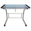 Offex Triflex Drawing Table, Sit To Stand Up Desk, Silver/Blue Glass 2 Offex Triflex Drawing Table, Sit To Stand Up Desk, Silver/Blue Glass -Boraam Industries Shop cca1218209c6542e 9288 w800 h800 b1 p0