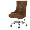 GDFStudio GDF Studio Bagnold Home Office Fabric Desk Chair, Brown/Chrome -Boraam Industries Shop cd513ffd01e65492 2740 w800 h800 b1 p0