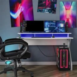 NTense Xtreme Gaming Desk With Riser -Boraam Industries Shop cd51bd090e90b95b 9101 w800 h800 b0 p0