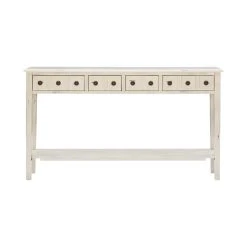 Linon Home Decor Products Linon Sadie Long Wood Console Table In Cream 10 Linon Home Decor Products Linon Sadie Long Wood Console Table In Cream -Boraam Industries Shop cd61de360f0d37a7 7272 w800 h800 b1 p0