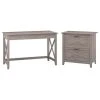 Bush Business Furniture Bush Furniture Key West 48W Writing Desk With Lateral File Cabinet In Gray 2 Bush Business Furniture Bush Furniture Key West 48W Writing Desk With Lateral File Cabinet In Gray -Boraam Industries Shop cdd1244007e55c14 5566 w800 h800 b1 p0
