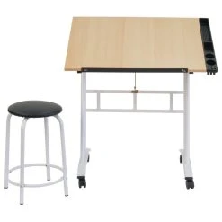 Studio Designs 2-Piece Studio Craft Center And Stool