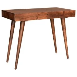 Oak Idea Pratt Office Desk, Dark Walnut -Boraam Industries Shop ce9179160e06f62f 6834 w800 h800 b1 p0