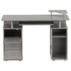 Rta Products- L Techni Mobili Complete Computer Workstation Desk With Storage, Grey 28 Rta Products- L Techni Mobili Complete Computer Workstation Desk With Storage, Grey -Boraam Industries Shop cfc1e6fe0f072717 2914 w800 h800 b1 p0