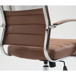 Poly & Bark Poly And Bark Tremaine High Back Management Chair, Teracotta -Boraam Industries Shop d021f3ec09791d07 7256 w800 h800 b0 p0