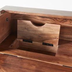 M Mod-Arte Origami Hardwood Secretary Desk, Dark Walnut -Boraam Industries Shop d03117e20154ac91 7584 w800 h800 b0 p0