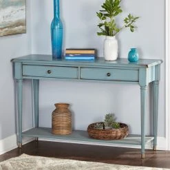 The Mezzanine Shoppe Emilia Sofa Table, Antique Blue With Distressed 9 The Mezzanine Shoppe Emilia Sofa Table, Antique Blue With Distressed -Boraam Industries Shop d091a74f0a8e105a 9746 w800 h800 b0 p0
