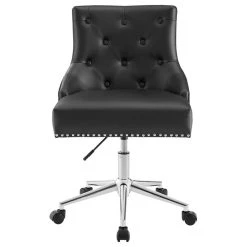 LexMod Regent Tufted Button Swivel Faux Leather Office Chair, Black -Boraam Industries Shop d221a95600cd289d 0553 w800 h800 b1 p0