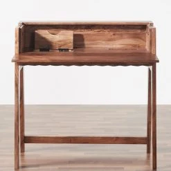 M Mod-Arte Origami Hardwood Secretary Desk, Dark Walnut -Boraam Industries Shop d291a53c0154ac9e 7584 w800 h800 b0 p0