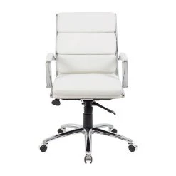 Boss Office Products Boss Office Executive CaressoftPlus Chair With Metal Chrome Finish In Mid Back -Boraam Industries Shop d391a56e0eacfaed 3228 w800 h800 b1 p0