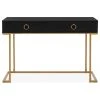 Belleze Modern Home Office Computer Desk, Makeup Vanity Console Table, Black -Boraam Industries Shop d3d12f7d0fdc138a 7640 w800 h800 b1 p0