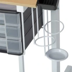 Studio Designs Deluxe Craft Station, White And Maple 11 Studio Designs Deluxe Craft Station, White And Maple -Boraam Industries Shop d43175e30c019fa4 4915 w800 h800 b0 p0