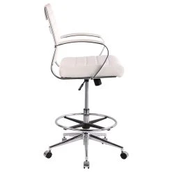 Poly & Bark Poly And Bark Tremaine Drafting Chair, White 9 Poly & Bark Poly And Bark Tremaine Drafting Chair, White -Boraam Industries Shop d521a4bc0b155e30 7327 w800 h800 b1 p0