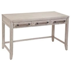 American Woodcrafters Aurora 50-inch Whitewashed Wood Writing Desk