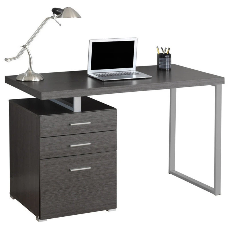 Monarch Specialties Computer Desk, Home Office, Laptop, Storage Drawers, 48"L, Work, Metal, Grey 3 Monarch Specialties Computer Desk, Home Office, Laptop, Storage Drawers, 48"L, Work, Metal, Grey