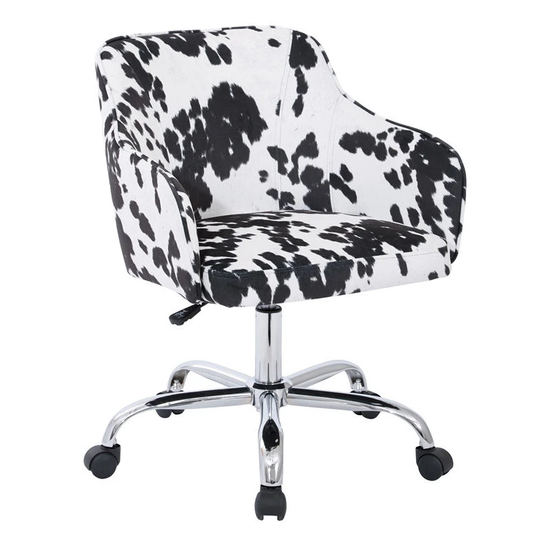 Office Star Products Bristol Task Chair With Udder Madness Black And White Domino Fabric 3 Office Star Products Bristol Task Chair With Udder Madness Black And White Domino Fabric