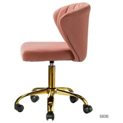 Karat Home Swivel Task Chair With Tufted Back, Pink -Boraam Industries Shop d67166d300592350 1404 w800 h800 b1 p0