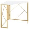 Lumisource Folia Corner Desk, Gold Metal Frame, White Wood Top -Boraam Industries Shop d691f61c0f0fdc1c 6913 w800 h800 b1 p0