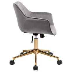 Duhome Elegant Lifestyle Square Tufted Velvet Home Office Chair, Grey -Boraam Industries Shop d7910d4f02874cb0 3451 w800 h800 b1 p0