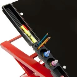Studio Designs Futura Craft Station, Red And Black Glass -Boraam Industries Shop d7e12053072112aa 2109 w800 h800 b0 p0